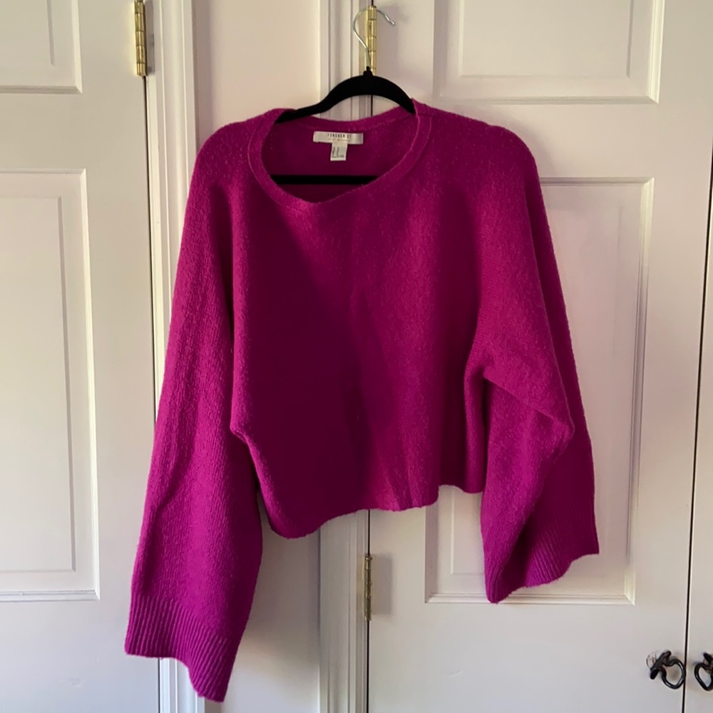 Cropped Pink Sweater